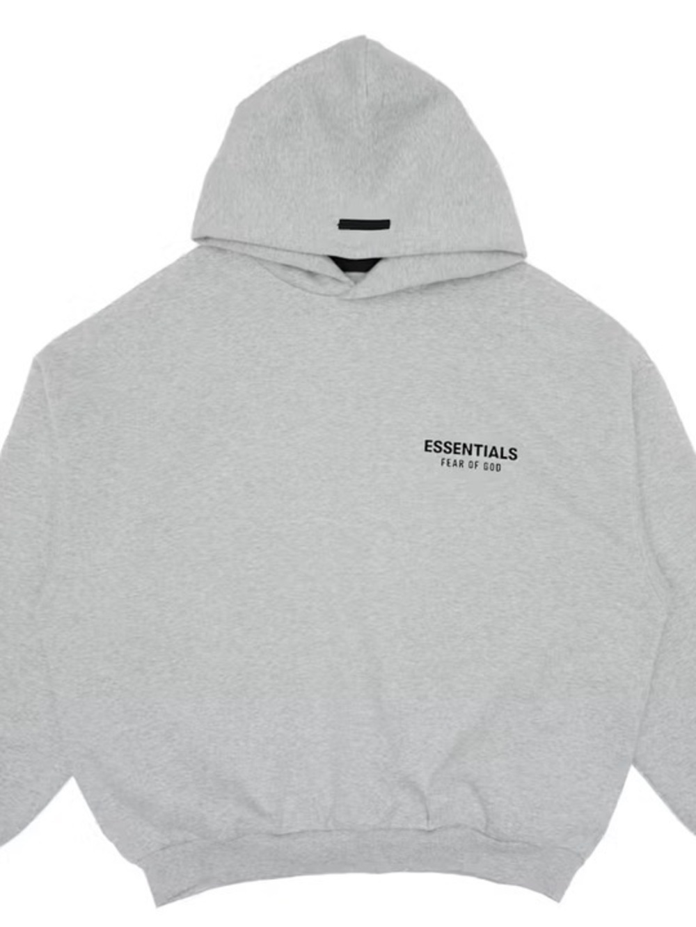 Fear of God Essentials Men's Light Gray Hoodie